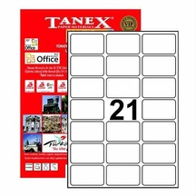 Tanex Tw-2021 Etiket 63.50 X 38.1MM