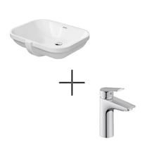 Duravit D-code 56 Cm Tezgahaltı Lavabo Ve No.1 Lavabo Bataryası