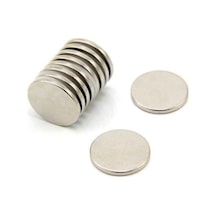 Dünya Magnet 10 Adet 12 X 2 Mm Yuvarlak Neodyum Mıknatıs Magnet