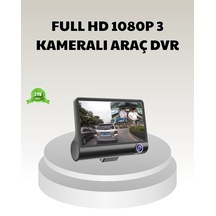 Araç Dvr Kamerası 3 Lü 170 Geniş Açılı Full Hd Ve Park Destekli Mh-hs3327-9007