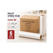 Palet Streç Film 2350 Gr 17 Micron 2000+350 Gr 6 Adet - 917780507