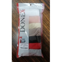 7 Adet Donex Kadın Düz Renk Bato Slip Külot 1436 001