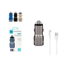 Pl-9123 Set 2.4A  Çift Usb -Çakmaklık Araç Içi Şarj Cihazı