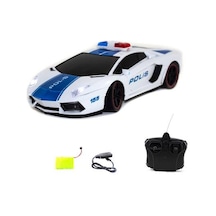 1:12 Uzaktan Kumandalı Polis Lamborghini Şarjlı Araba