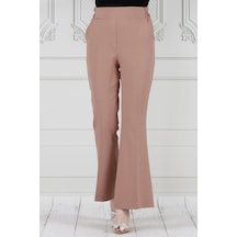 Sevitli İspanyol Paça Pantolon-vizon-3723-vizon Vizon