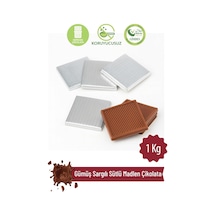 Milat Gümüş Sargılı Sütlü Madlen Çikolata 1 KG