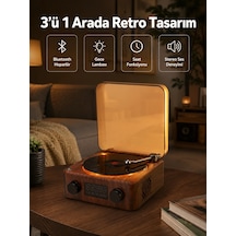 Stereo Bluetooth Hoparlör - Gece Lambalı Ve Saat Göstergeli Yeni Nesil