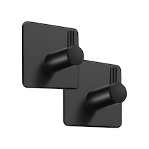 Adet Paslanmaz Çelik Mat Siyah Banyo Askısı Bornoz Askısı Havlu Askısı Havluluk Paslanmaz Hooks Diğer