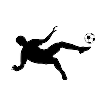 Sporcu Folyo Sticker Derstve46121 20cm Uzunluk Siyah
