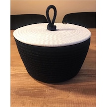 Dekoratif Sepet, Kapaklı Sepet, Çok Amaçlı Saklama Kutusu, Hediyelik Sepet 001