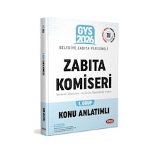 Data 2026 Gys Belediye Personeli Zabıta Komiseri Konu Anlatımlı 1.grup