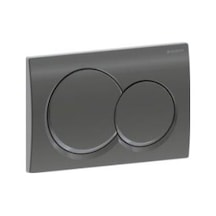 Geberit Alpha01 115.035.qc.1 Kumanda Kapağı - Çift Basmalı -parlak Siyah Renkli