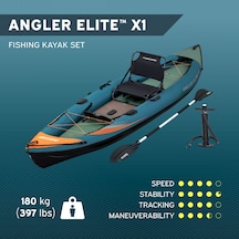 Hydro-force 65197 Angler Elite X1 Balıkçı Kanosu Seti 3.80m X 99cm