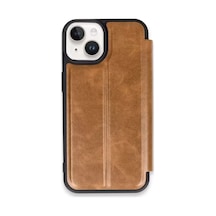 Newface Apple İphone 15 Kılıf Flip Cover - Taba