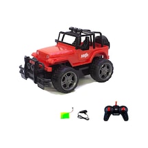 Kumandalı Jeep Safari Işıklı Şarjlı Full Fonksiyon 24 CM