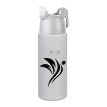 Kilitlenebilen Matara Güvenlikli Suluk Sporcu Matarası Spor Su Şişesi İçecek Şişesi 700ml Timya/go1395 200504 Çok Renkli