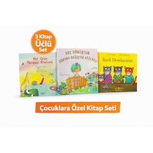 3 Lü Çocuk Kitap Seti Hikaye + Etkinlik Kitapları Okul Öncesi Eğitici Set