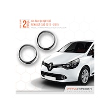 intakrom Renault Clio 4 Krom Sis Çerçevesi - 2012-2015
