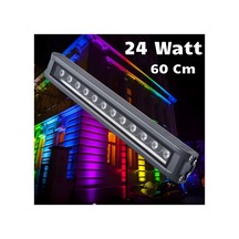 Ct-4696y 24w Gold Wallwasher 60cm Yeşil