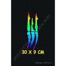 Pençe Sticker Folyo - Hologram - 30 X 9 Cm