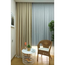 Evdepo Home Bej Düz Renk Soft Fon Perde Tek Kanat Bej Evdepo Home Bej Düz Renk Soft Fon Perde Tek Kanat Bej