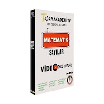 Tasarı Dgs Ales Tyt Matematik Sayılar Video Ders Notları Tasarı