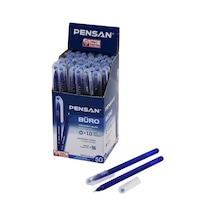 Pensan Büro Mavi Tükenmez Kalem - 1.0 Mm Medium Uç- 50'li Paket Diğer
