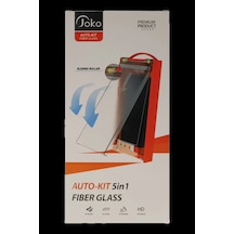 Joko Xiaomi Redmi Note 14 Pro 4g Uyumlu Autokit 5in1 Fiber Hayalet Cam Ekran Koruyucu