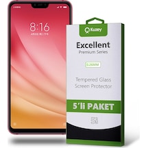 Xiaomi Mi 8 Lite Ekran Koruyucu Cam 5 Adet Ekonomik Paket (541371500)