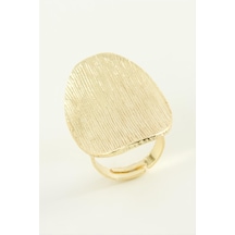 Oval - 8 - Metal - Nazblsmm - Yüzük Sarı