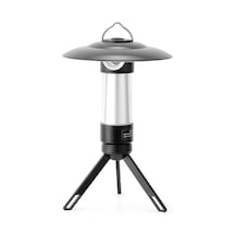 Siyah Çadır Işığı, 5 Işık Modu, 2000mah Li-pil, Manyetik Ve Tripod Uyumlu, Dış Mekan Feneri Siyah Siyah