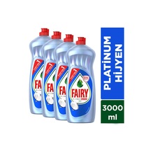 Fairy Platinum Hijyen Sıvı Bulaşık Deterjanı 4 x 750 ML