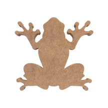 Na Neşeli Ahşap 25 Cm Ahşap Kurbağa Figürü 18 Mm Dik Durabilen Ahşap Boyama Ürünü . Oda Süsü Dekoratif Obje Model Neseli234568608