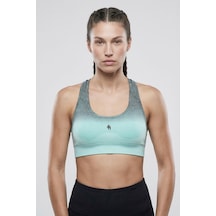 Woneagle Seamless Dikişsiz Mint Yeşili Degrade Sporcu Sütyeni Mint Yeşil Mint Yeşil