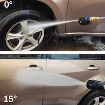 Lemestar 5 Farklı Etki, 3600 Psı'ye Kadar Uyumlu, 1/4 Hızlı Bağlantı, Plastik Yapı, Taşınabilir Yıkama Suyu Fıçı Uçluğu