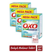 Oxo 360 Adet Bulaşık Makinesi Tableti Mega Paket Deterjan Hepsi B