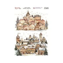 Pirinç Dekopaj Kağıdı 30x42cm Pty-102 Yılbaşı