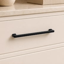 System Mobilya Kulbu Siyah Renk 160mm Kulp Sy4715 0160 Al6 Çok Renkli