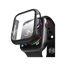 Apple Watch Ultra İçin Kılıf Matte Premium Slim Watchband Siyah Watch Ultra İle Uyumlu Kılıf - Siyah Çok Renkli