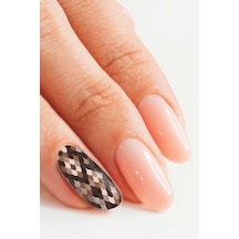 Yılan Derisi Desenli Tırnak Dövmesi Tırnak Tattoo Nail Art Tırnak