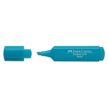 Faber Castell Fosforlu Kalem 1546 Pastel Turkuaz - 10 Adet Mavi