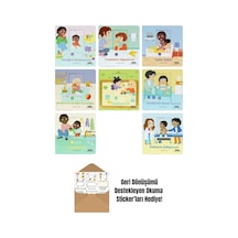 Hareketli Büyüyorum Serisi Tüm Kitaplar 8li Set + Okuma Sticker'ları