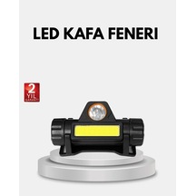 Lb Profesyonel Şarjlı Led Kafa Lambası Uzun Mesafe + Ortam Aydınlatması