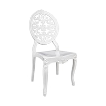 Mandella Diva Sandalye C Modeli (6 Adet) Beyaz