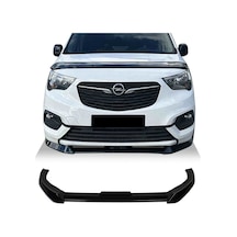 Opel Combo Ön Lip Parlak Siyah Plastik Ön Ek Karlık 2019 2020 2021 2022 2023 2024