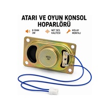 Atari Ve Oyun Konsolu Hoparlörü 8 Ohm 3w Kablolu Retro Oyun Konsolu Hoparlör Yedek Parça