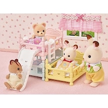 Sylvanian Families Epoch Üç Katlı Ranza Seti, Oyuncak Abanoz