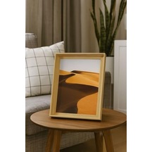 Premium Serisi 21 29 Cm Ahşap Resim Çerçevesi A4 Boyutunda Kahverengi