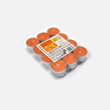 Kokulu Tealight 24'lü Mum Seti Turuncu