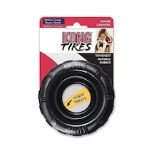 Kong Extreme Tires Delikli Tekerlek Şeklinde Çok Amaçlı Köpek Oyuncağı Ultra Sert S